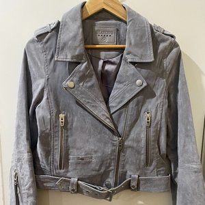 BLANKNYC Morning Suede Moto Jacket